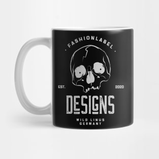 Skull Design Shirt Mug